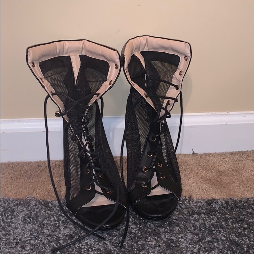 Black heels
